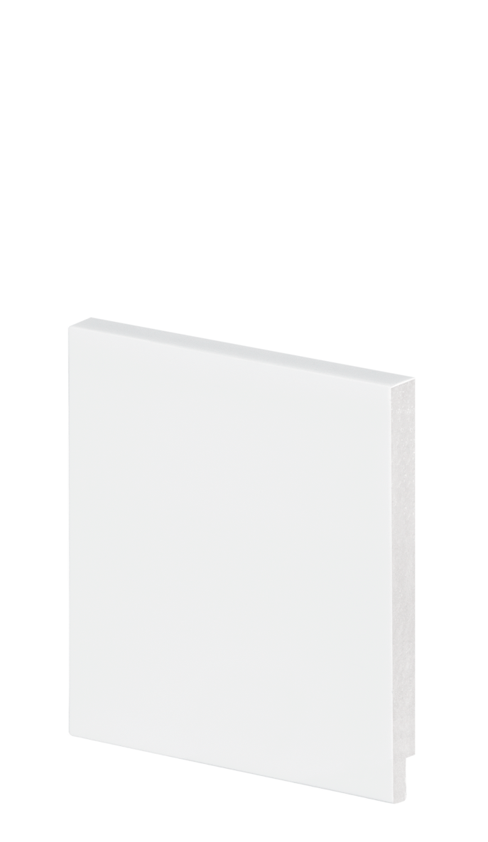 Rodapé Poliestireno FIT Liso Branco - 10x240x0,9